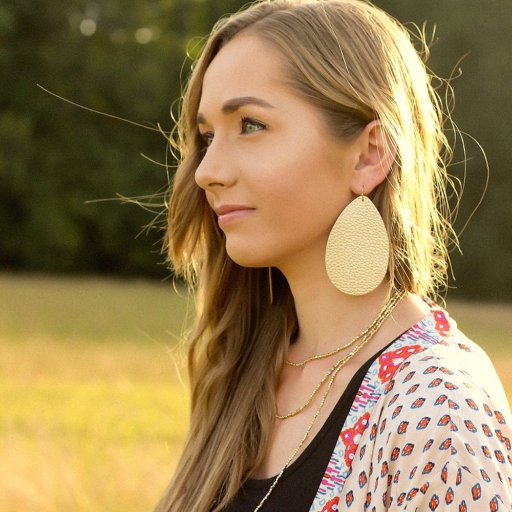 Good leather earrings
